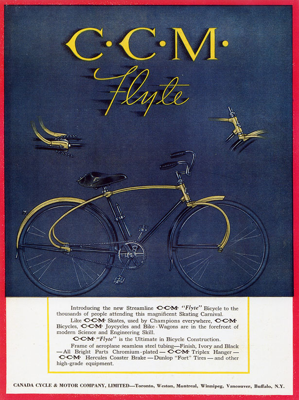 CCM Flyte bicycle ad