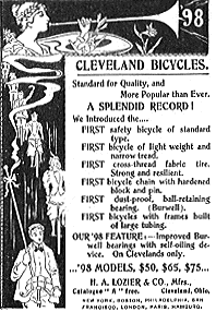 Cleveland bicycles ad
