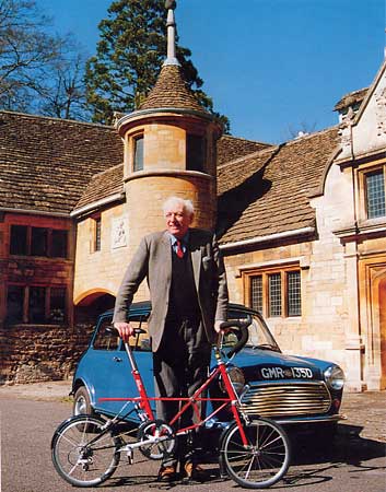 Alex with an AM Moulton and Mini