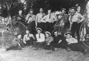 The Pasadena Cycling Club circa 1887