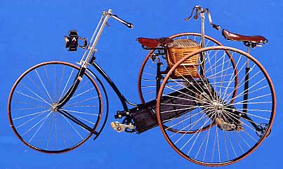 1889 Rudge adult tandem tricycle