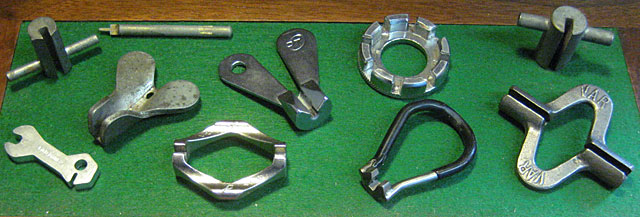 Spoke wrenches for wheel truing and tensioning